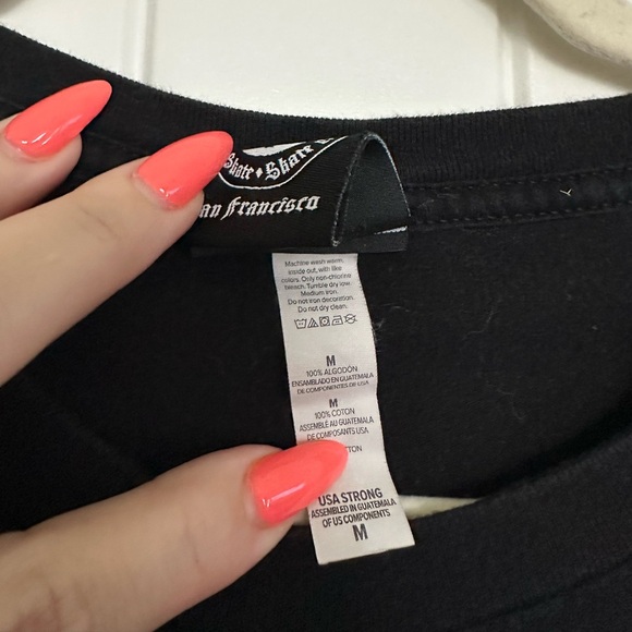 Thrasher Black Crew Neck Tee - Picture 3 of 4